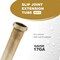 Everflow Slip Joint Extension Tube for Tubular Drain Applications, 17GA Brass 1-1/2"x12" 42412 - alternate 3
